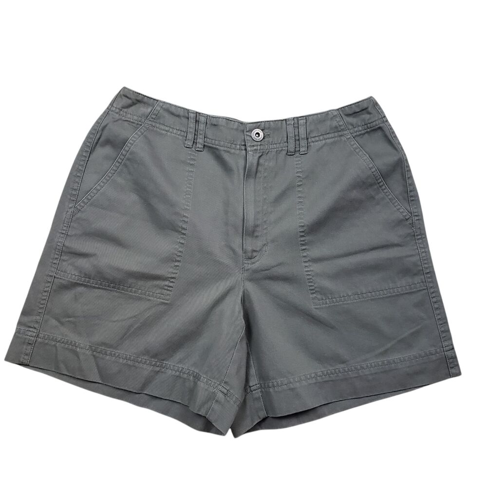 Vintage Liz Caliborne Lizwear Shorts Womens 8 Gray Chino Y2K Casual - Picture 2 of 10